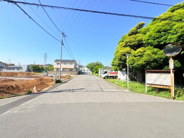 流山市駒木台土地　2号地 前面道路含む現地写真