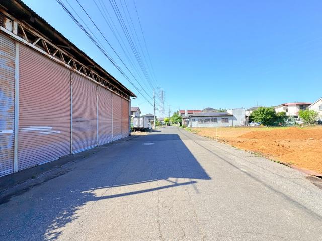 流山市駒木台土地　3号地 前面道路含む現地写真