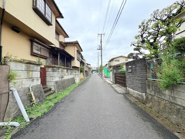 柏市加賀1丁目土地 前面道路含む現地写真