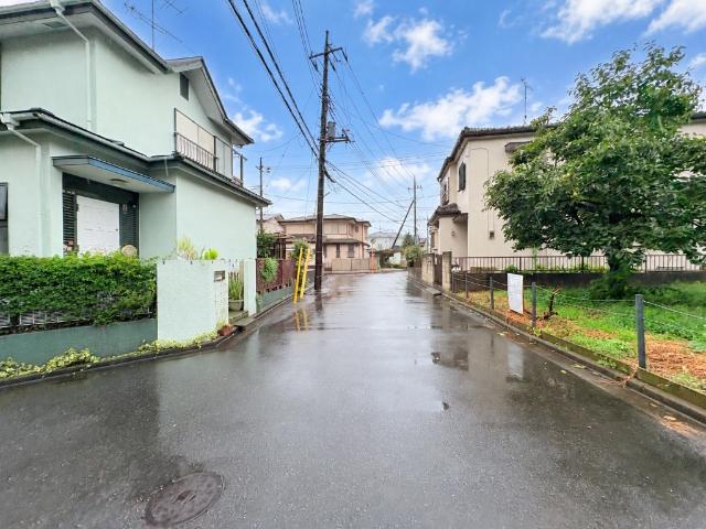 流山市東深井土地　I区画 前面道路含む現地写真