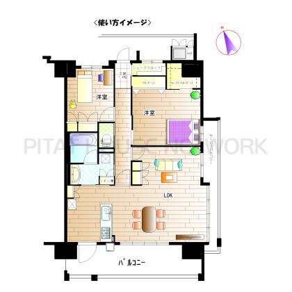  間取り図写真