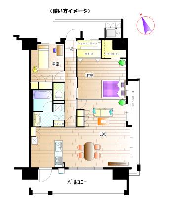  間取り図写真