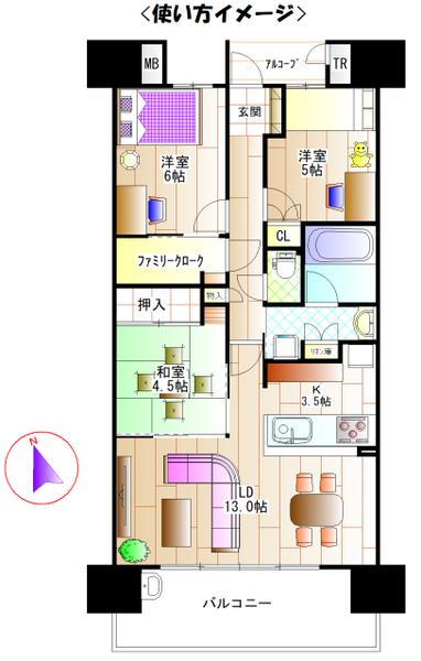  間取り図写真