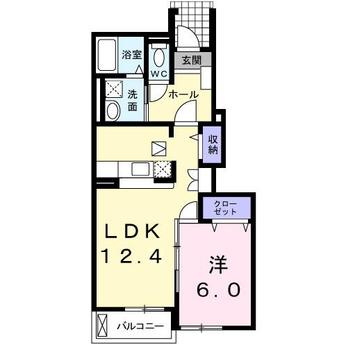 フレイムＫ（102） 間取り図画像
