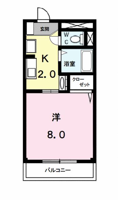ラシックＫ（101） 間取り図画像