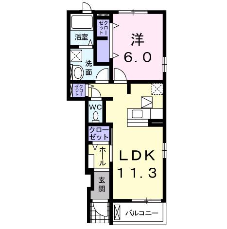 ファインＡ（105） 間取り図画像