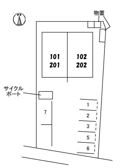 ハイマート（101） 駐車場
