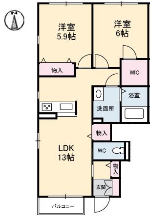 ハイマート（101） 間取り図画像