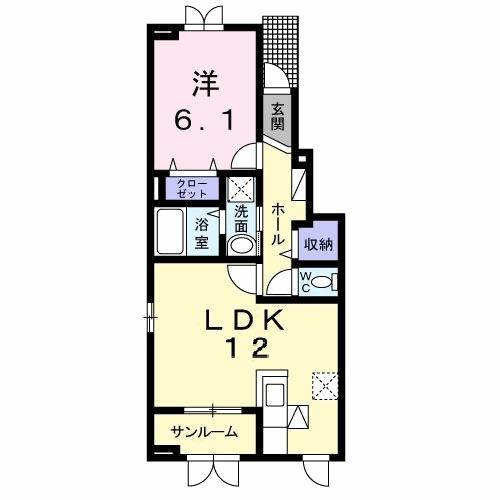 トライブＡ（103） 間取り図画像