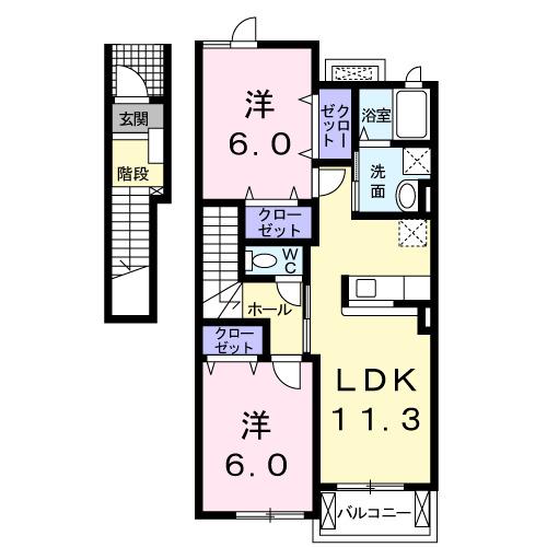 ファンタスティーク（203） 間取り図画像