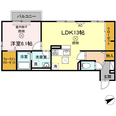 ベル・メゾンⅡ（102） 間取り図画像