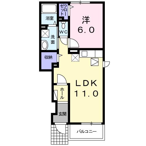ヴィラ・スウィート（103） 間取り図画像