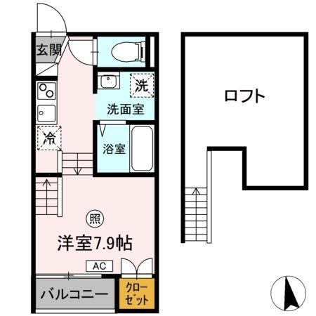 小春日和A（102） 間取り図画像