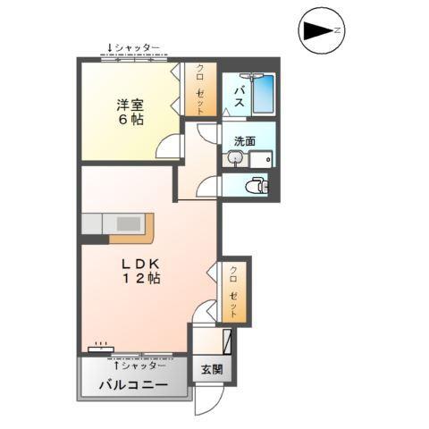 メゾン　ドゥ　サンマリノ 間取り図画像