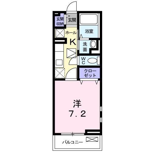 メゾン　ボヌールⅢ（101） 間取り図画像