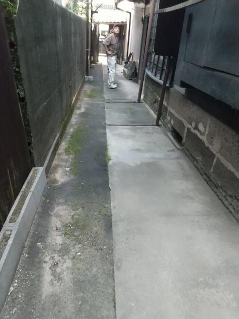 結城市結城蔵のある店舗 庭
