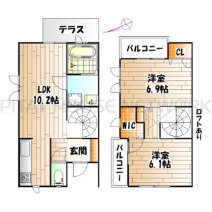  間取り図写真
