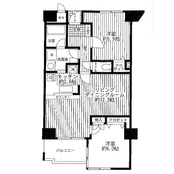アール・ケープラザ新横浜（503） 間取り図画像