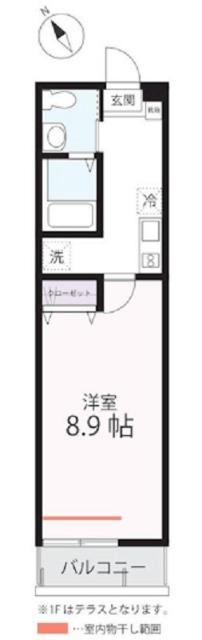 ハーミットクラブハウス片倉町（302） 間取り図画像