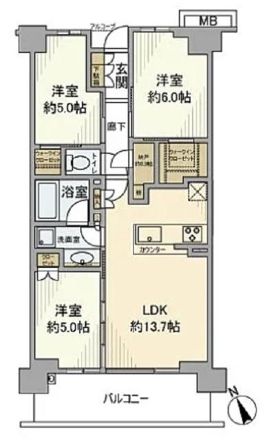  間取り図写真