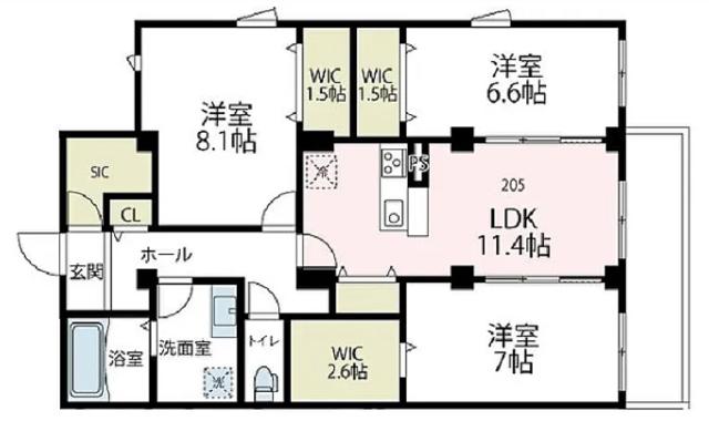  間取り図写真