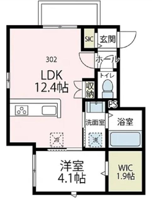 ストリーム鴨居（302） 間取り図画像