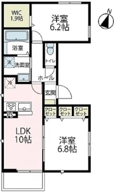 メゾン・ド・ルポ大倉山（301） 間取り図画像