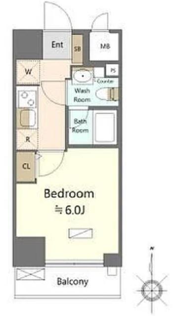 SHOKEN Residence東神奈川（602） 間取り図画像
