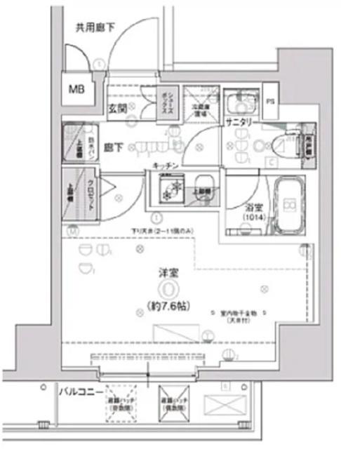 CREST TAPP 新横浜（811） 間取り図画像