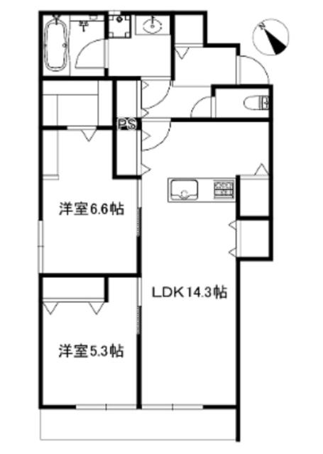 グランミシェル（202） 間取り図画像