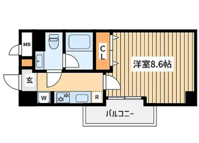 クレド新横浜（1001） 間取り図画像