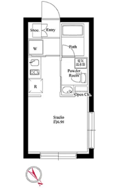 スエルテ白楽（206） 間取り図画像
