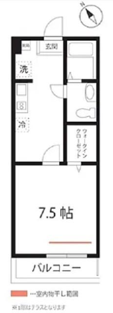 QUIET CRAB HOUSE  片倉町（仮）（305） 間取り図画像