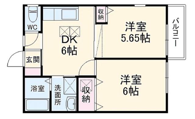 ビエリ大倉山（101） 間取り図画像