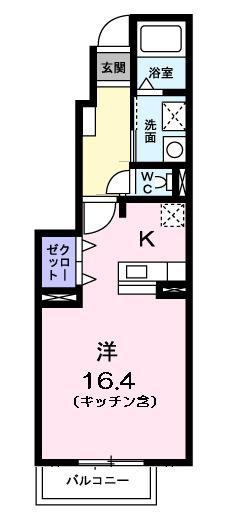 タウンコート中川（102） 間取り図画像