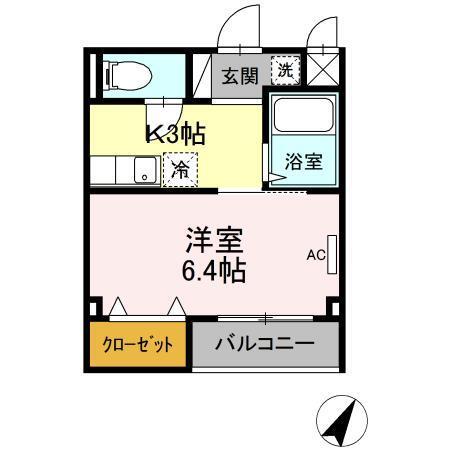 Ｇ.Ｍ. Ｃｏｕｒｔ（102） 間取り図画像