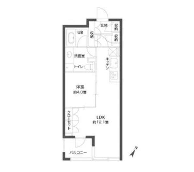 パークキューブ銀座イースト（1006） 間取り図画像