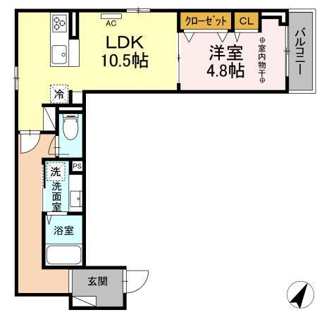 Dフルト並木町（302） 間取り図画像