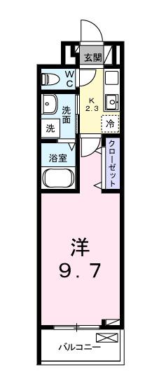 クレスト　ＴＳ（303） 間取り図画像