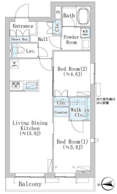  間取り図写真