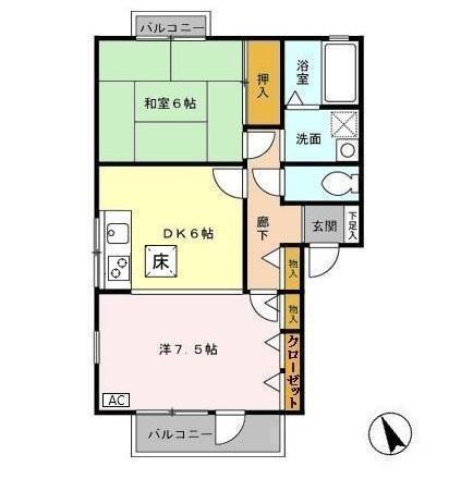 グリーンエステート２１　ＣＤ（C101） 間取り図画像