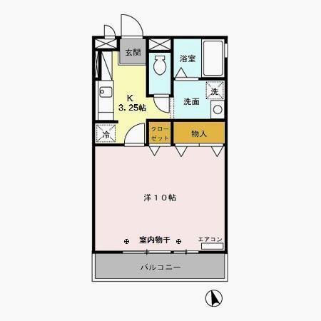 リブェール（301） 間取り図画像