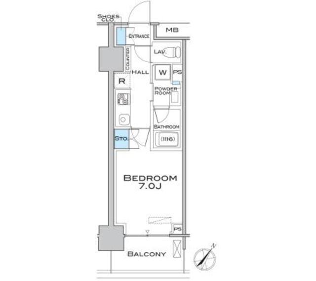 ＭＦＰＲコート武蔵小山（903） 間取り図画像