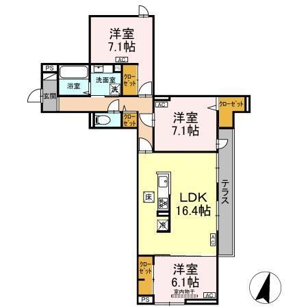  間取り図写真