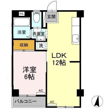ウェザーベン（202） 間取り図画像