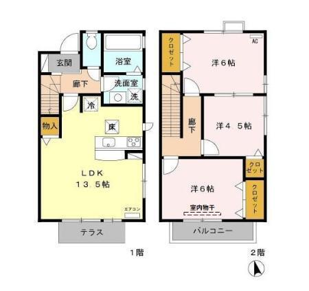 アプリコット（A） 間取り図画像