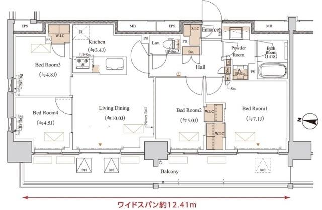  間取り図写真