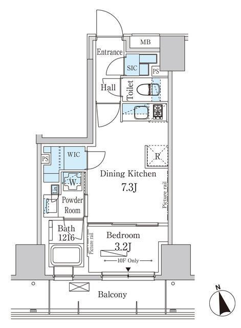 パークアクシス南青山七丁目（203） 間取り図画像