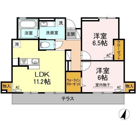 Sejour K（101） 間取り図画像