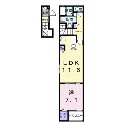 ベル・ウッド深大寺（202） 間取り図画像